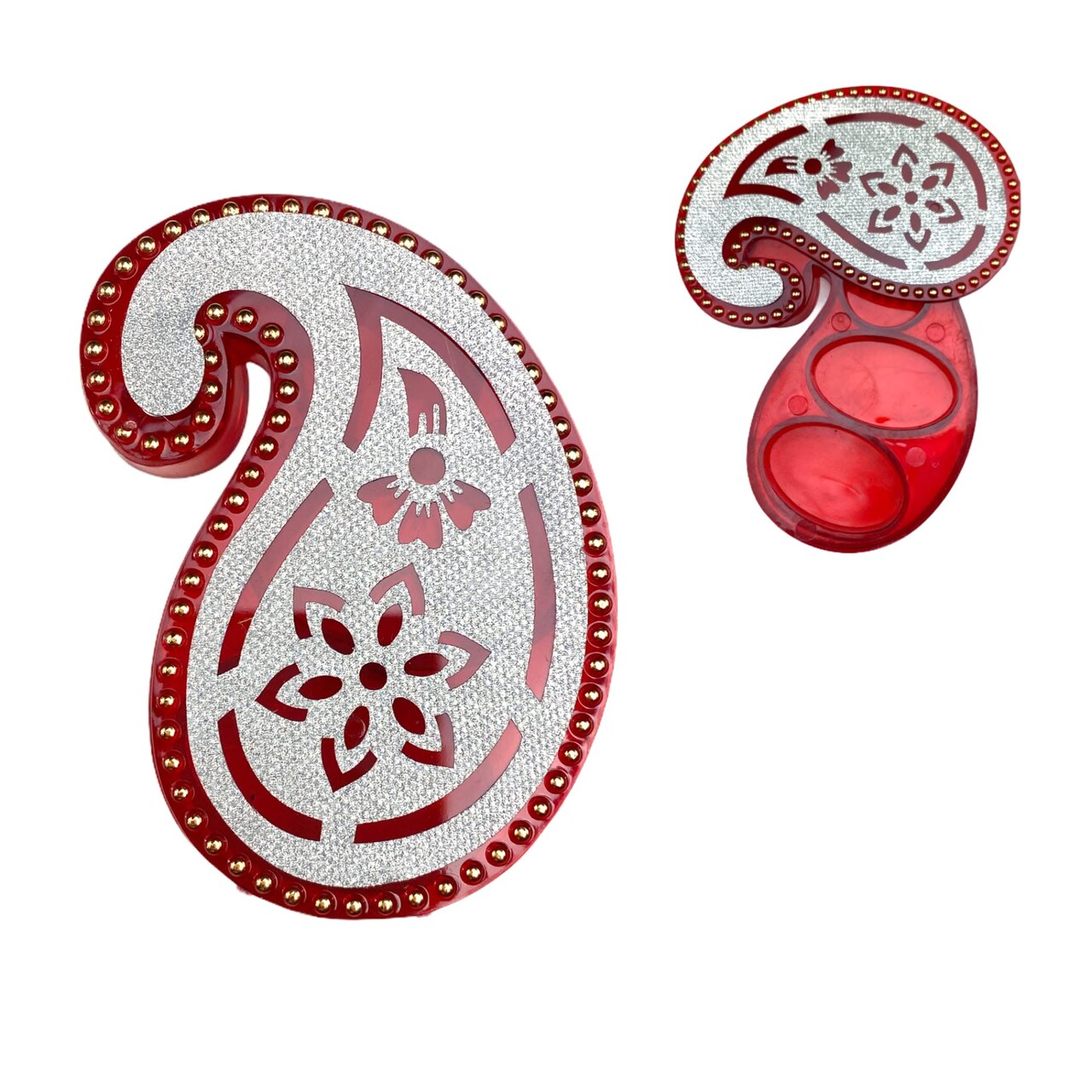 Mango Haldi Kumkum Holder, Pooja Item, Pooja Favor, Thamboolam, Diwali Gift, Return Gift, Navrathri Gift, Haldi Kumkum Holder